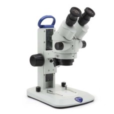 Stereo Zoom Microscope Trinocular Head Trinocular 45° inclined; 360° rotating Eyepieces: WF 10x/21 mm Model: SLX-3 Optika Italy